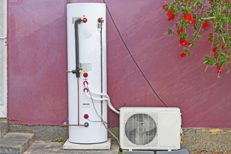 Impianto scaldacqua a pompa di calore